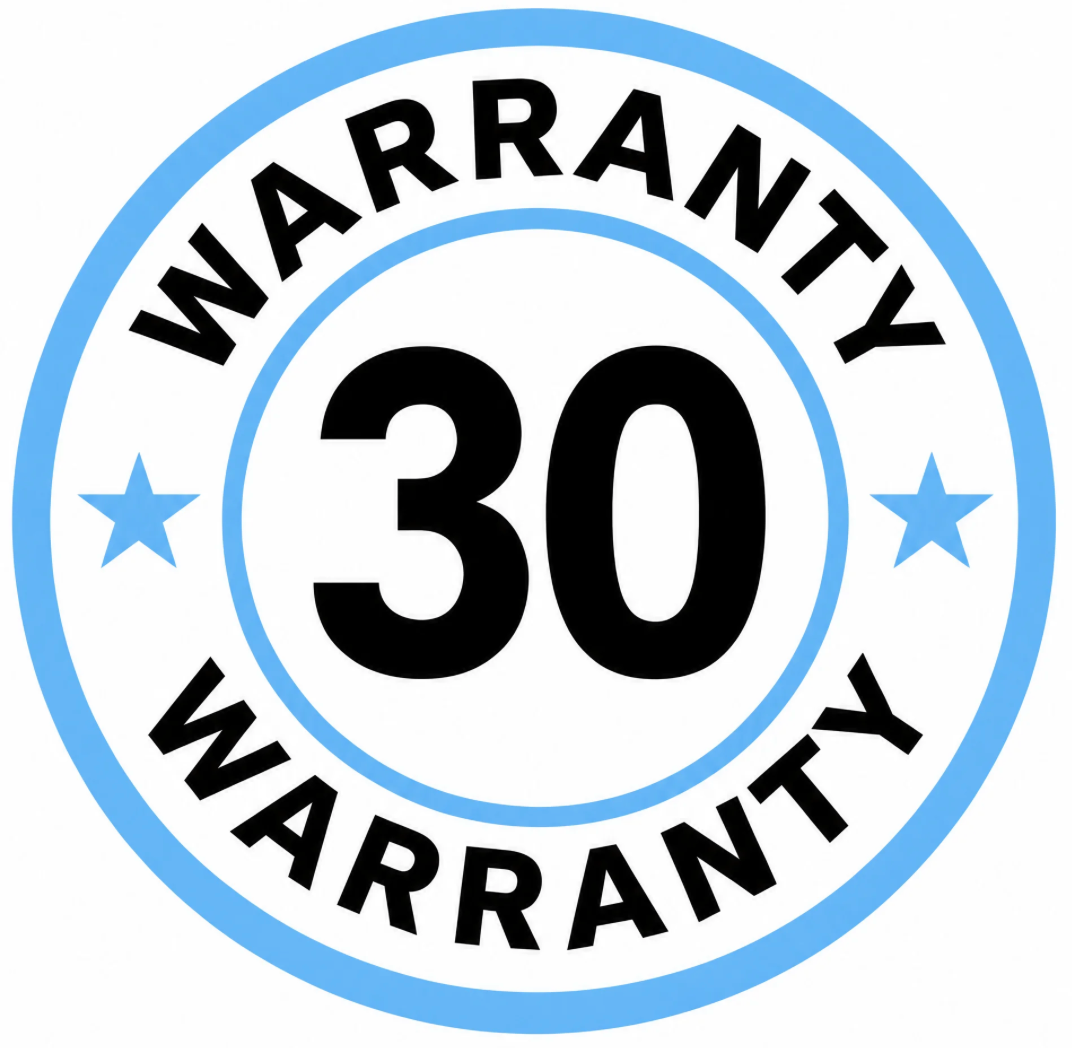 30 Days Warranty